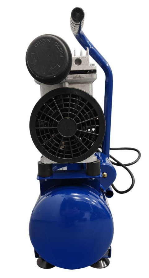 ADLER AD1100-6BO SILENT 230V – sprężarka bezolejowa, widok tyłu