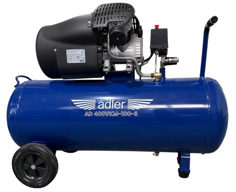 Sprężarka powietrza ADLER AD400VKM-100-3 230V NOWOŚĆ