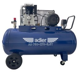 Sprężarka ADLER AD750-270-5,5T 400V 270L 10 bar – widok z przodu
